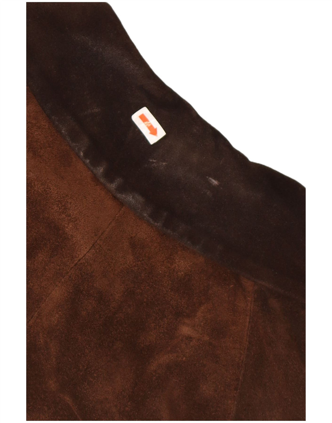 Vintage Womens Oversized Suede Windbreaker Coat UK 18 XL Brown