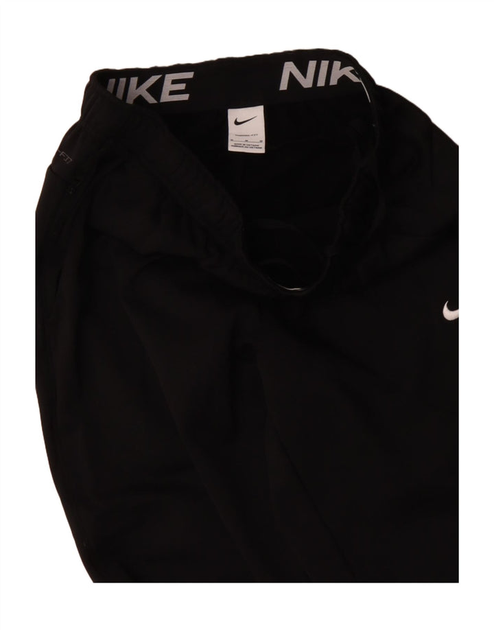 Nike Mens Therma-Fit Tracksuit Trousers Joggers Medium Black Polyester