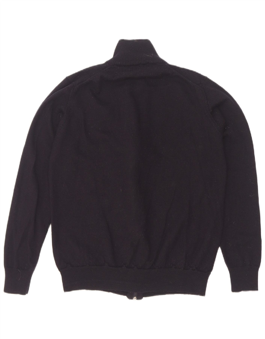 Zara Mens Cardigan Sweater Large Black