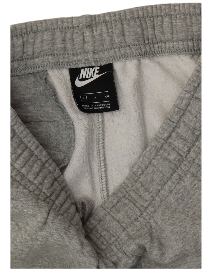 NIKE Mens Tracksuit Trousers Joggers Small  Grey Cotton