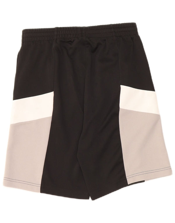 Adidas Boys Sport Shorts 13-14 Years  Black Colourblock Polyester