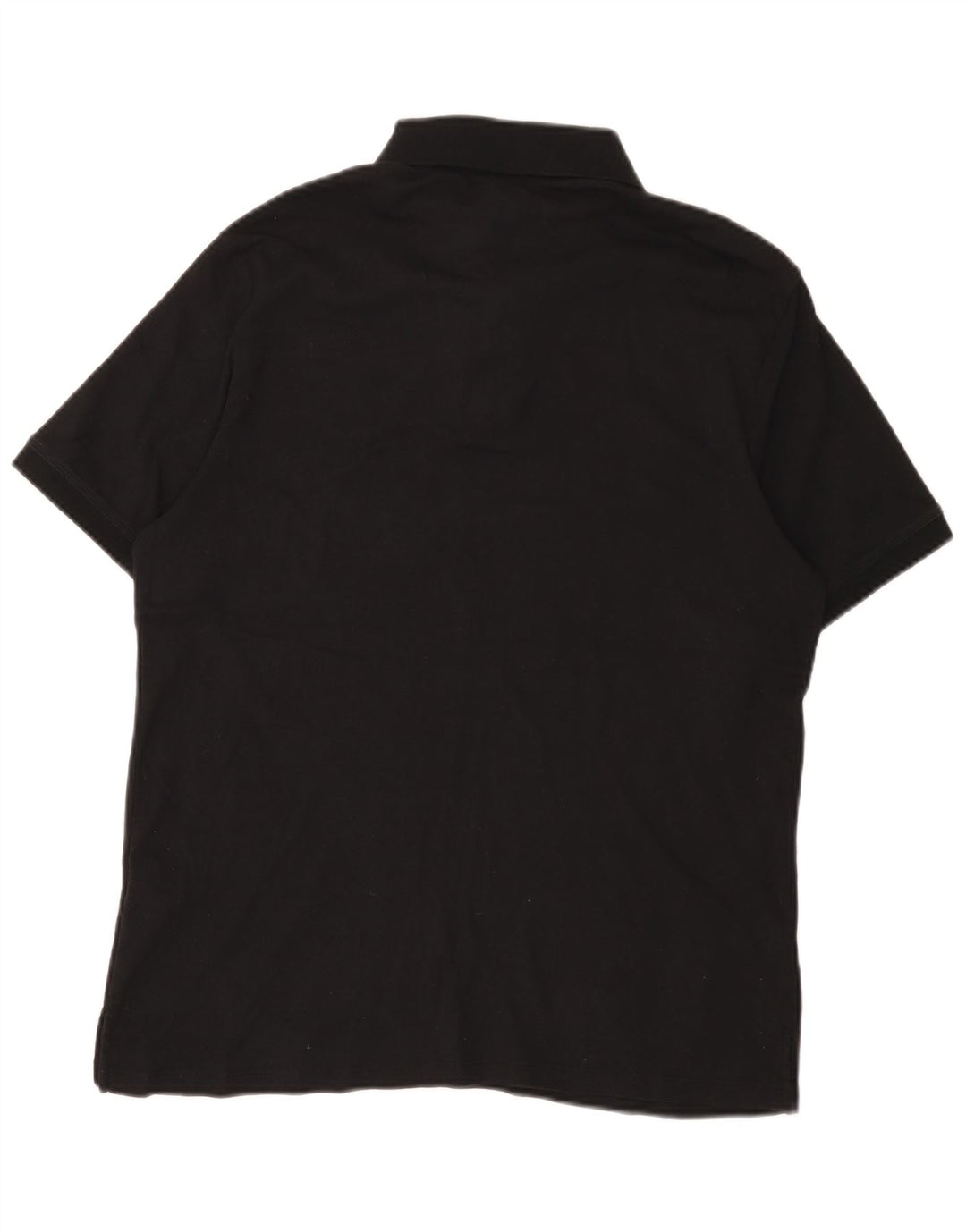 Dkny Mens Polo Shirt Large Black Cotton
