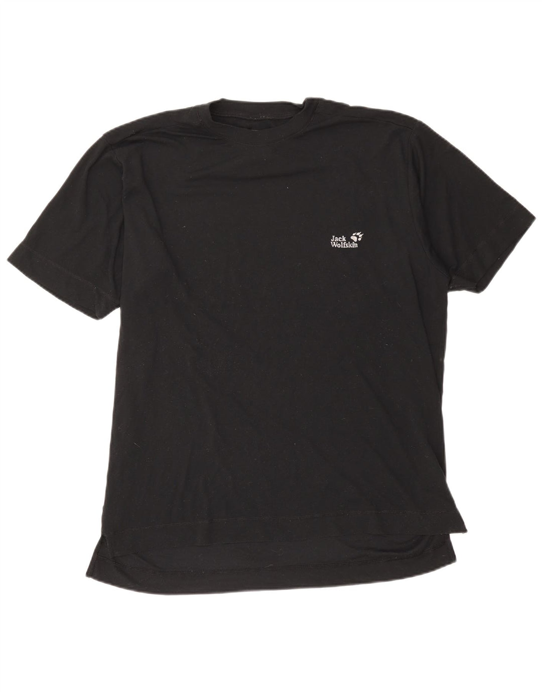Jack Wolfskin Mens T-Shirt Top 2XL Black Polyester