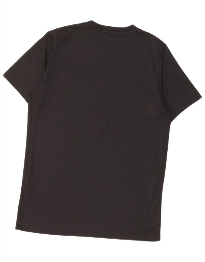 Nike Mens Dri Fit T-Shirt Top Medium Black Polyester