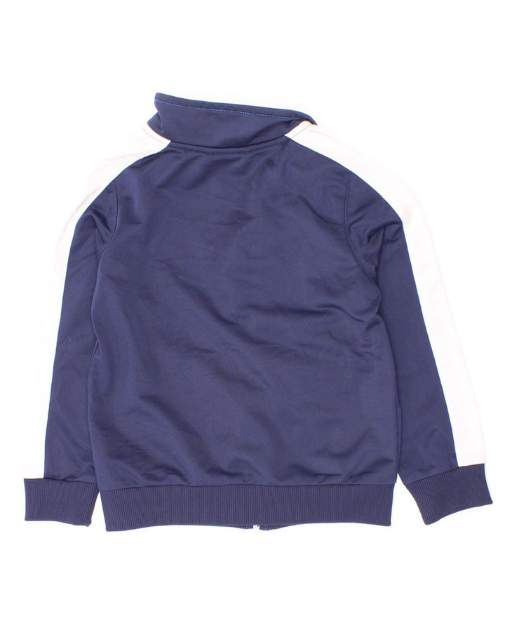 Puma Boys Graphic Tracksuit Top Jacket 2-3 Years Navy Blue Colourblock