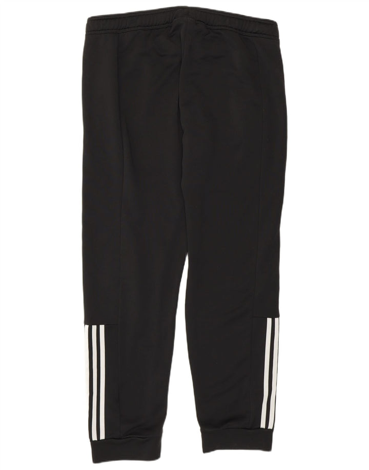 ADIDAS Womens Tracksuit Trousers Joggers UK 20/22 XL Black Polyester