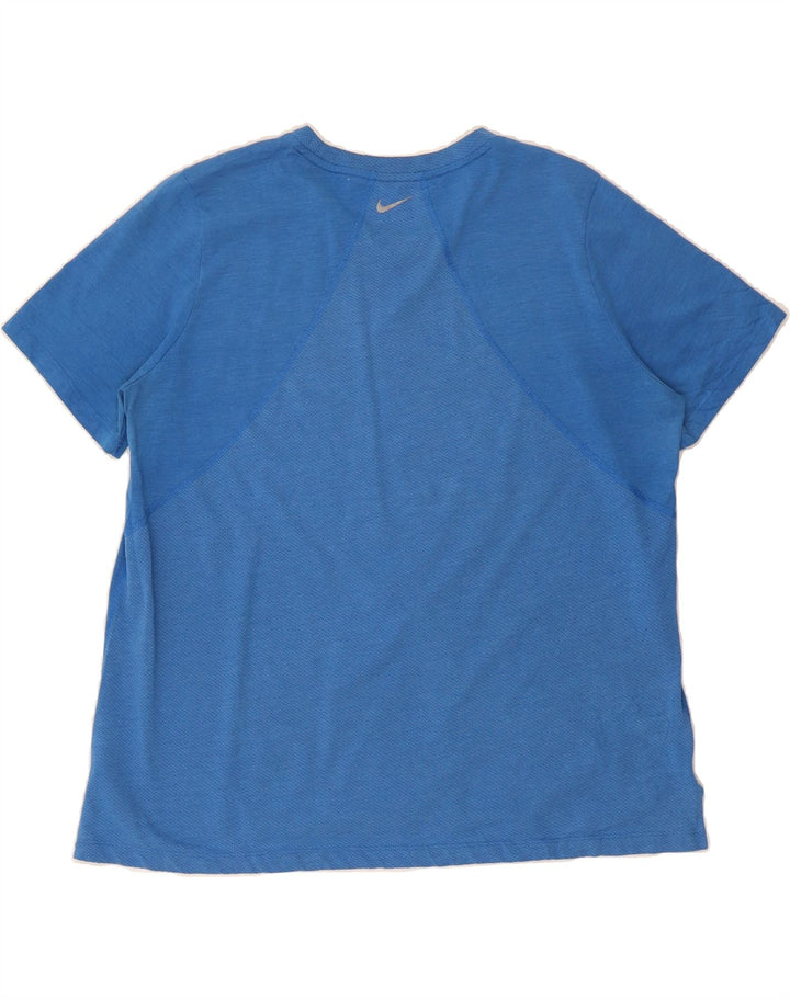 NIKE Mens T-Shirt Top Large Blue Polyester Vintage Nike and Second-Hand Nike from Messina Hembry 
