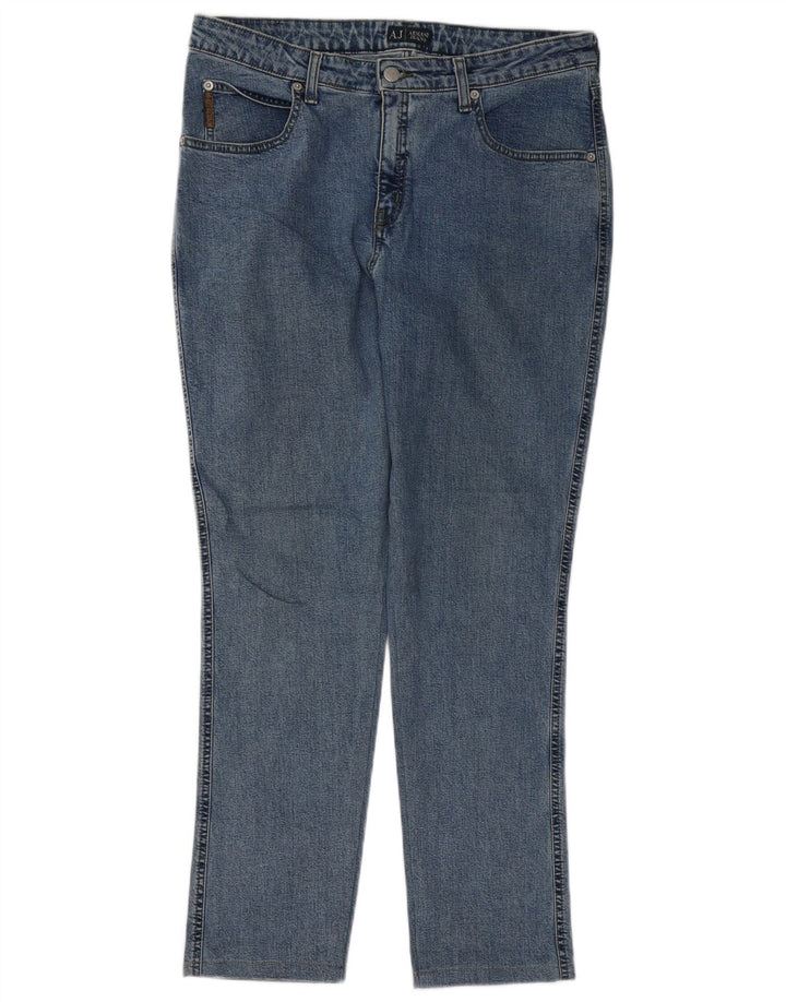 Armani Womens Slim Jeans W33 L28 Blue