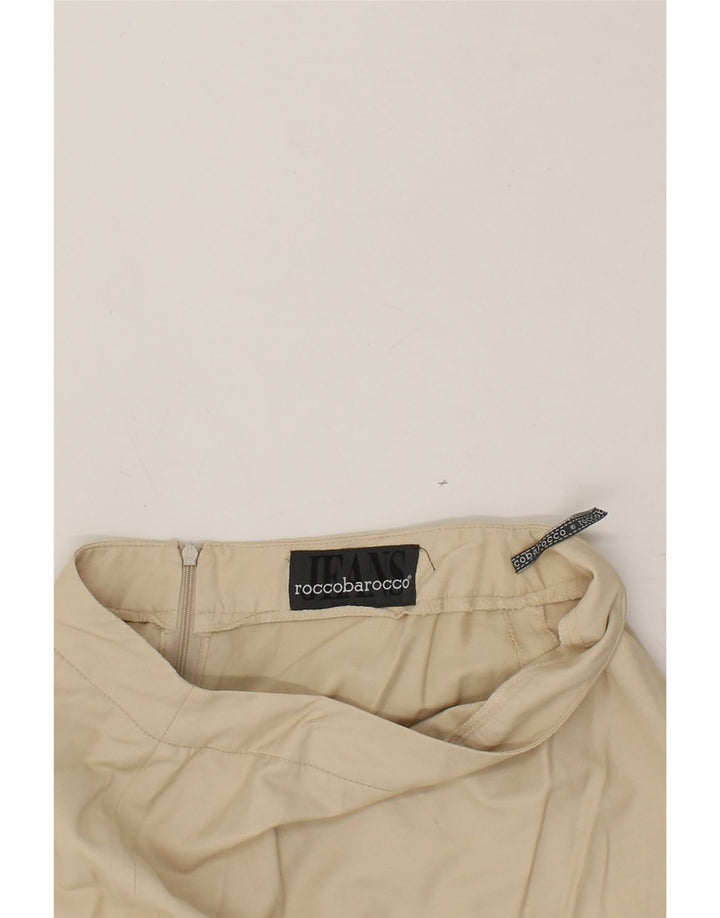 ROCCOBAROCCO Womens Straight Skirt W28 Medium Beige Vintage Roccobarocco and Second-Hand Roccobarocco from Messina Hembry 