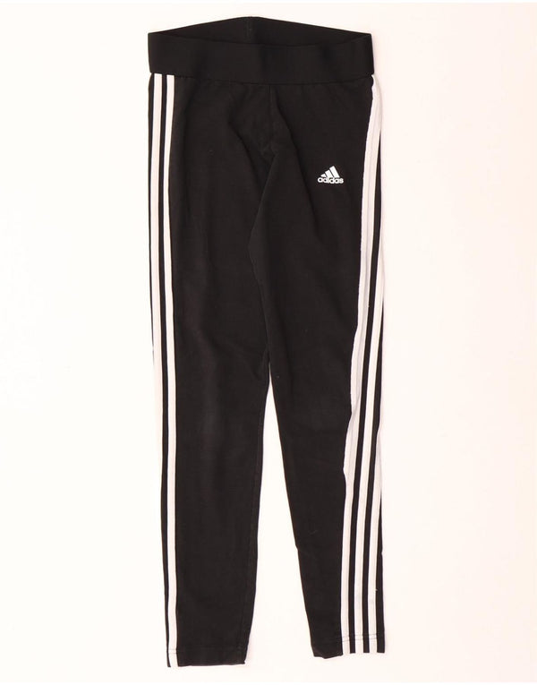 ADIDAS Womens Leggings UK 8/10 Small  Black