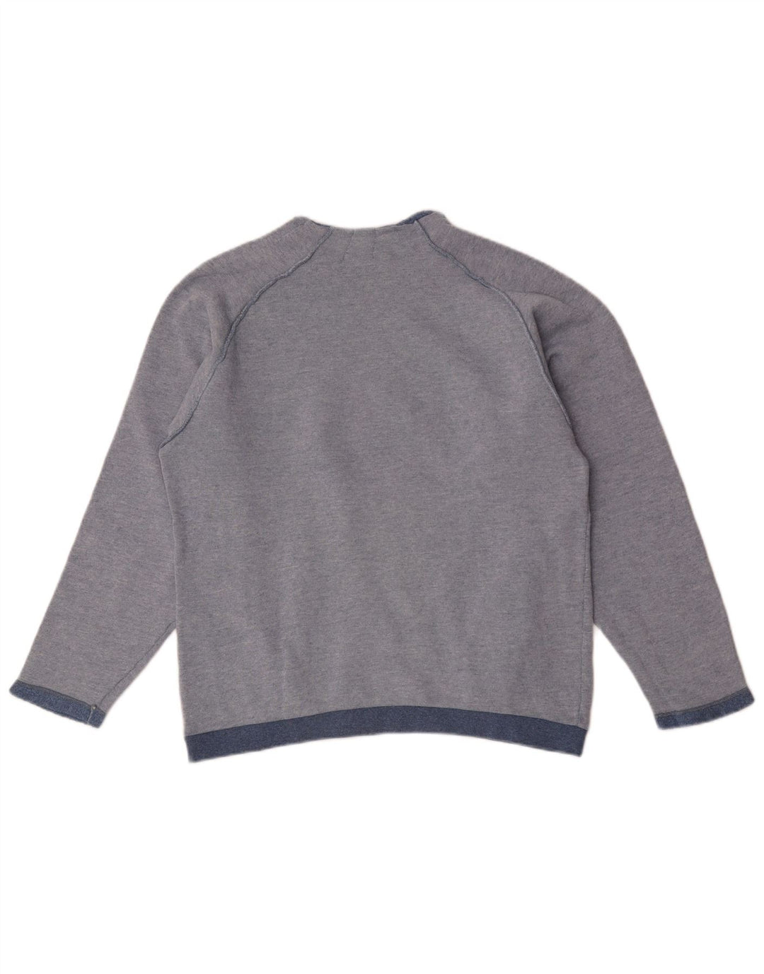 Champion Womens Oversized Sweatshirt Jumper UK 10 Small Blue Cotton