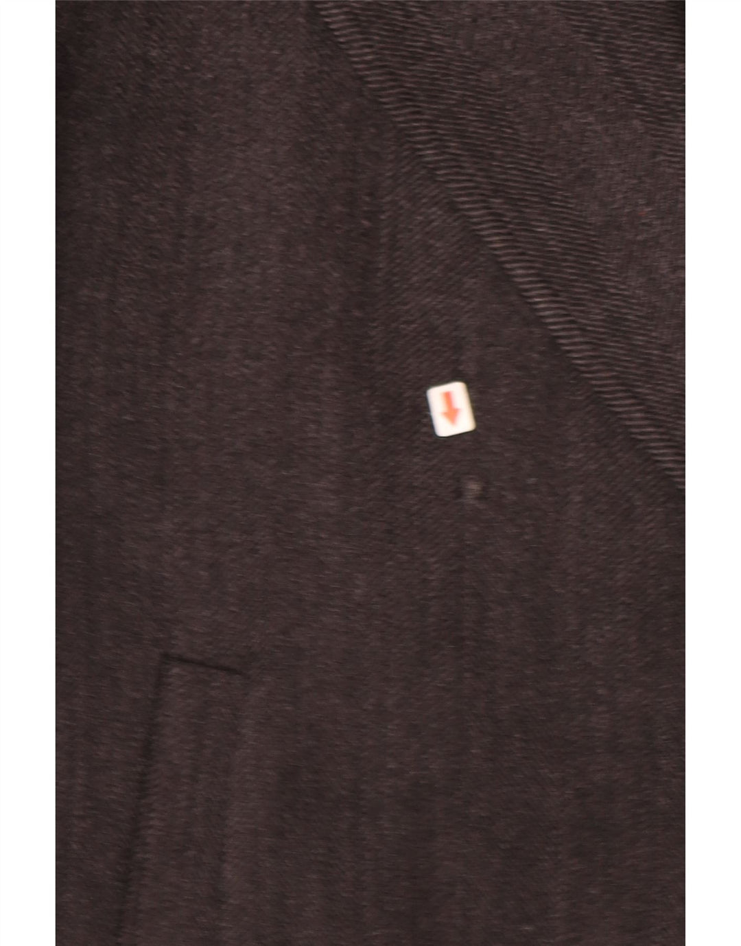 GEOX Mens Overcoat UK 46 3XL Grey Herringbone Wool