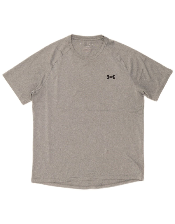 Under Armour Mens T-Shirt Top Medium Grey