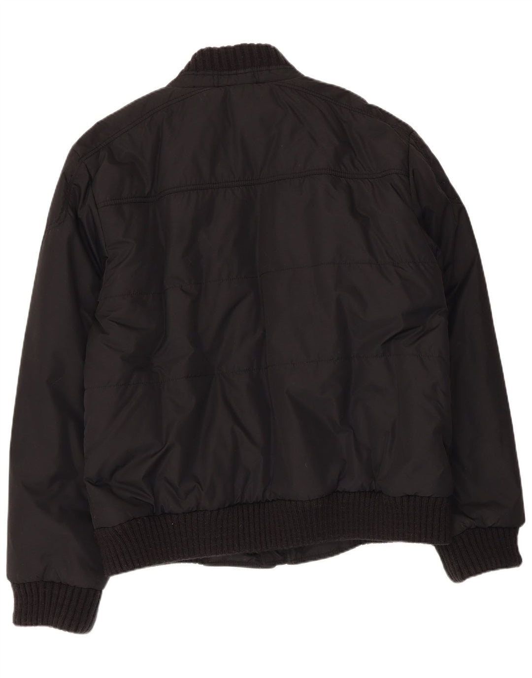 Tommy Hilfiger Mens Bomber Jacket UK 44 2XL Black Nylon