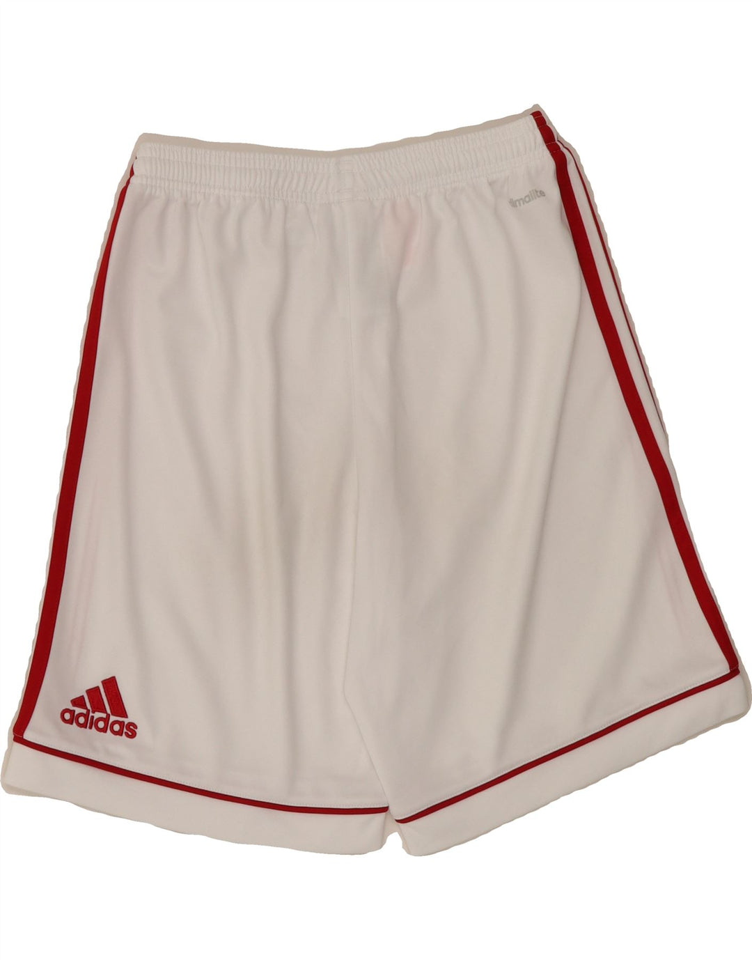 ADIDAS Boys Climalite Sport Shorts 13-14 Years White Polyester Vintage Adidas and Second-Hand Adidas from Messina Hembry 