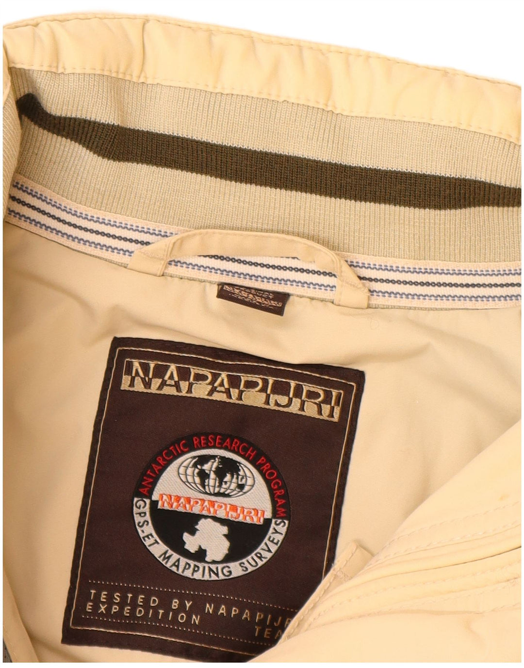 NAPAPIJRI Mens Bomber Jacket UK 44 2XL Beige