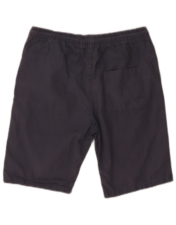 Marks & Spencer Boys Chino Shorts 12-13 Years W28 Navy Blue Cotton