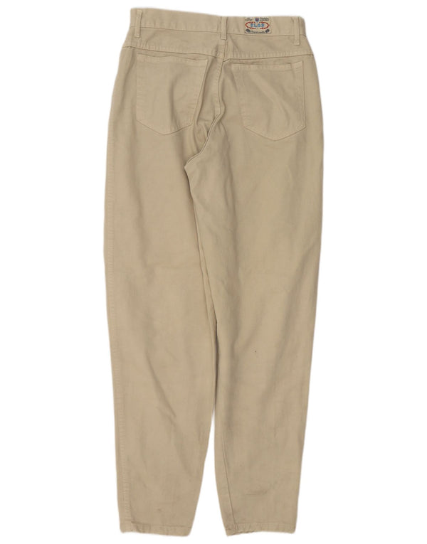 VINTAGE Womens Tapered Jeans W28 L32  Beige