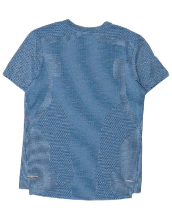 Nike Mens Dri Fit T-Shirt Top Small Blue Flecked Polyester
