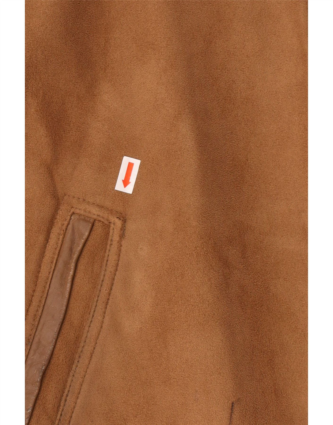 EMPORIO E.G.A Mens Suede Bomber Jacket UK 42 XL Beige