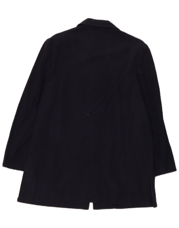 Marks & Spencer Womens St. Michael Blazer Jacket UK 14 Large Navy Blue