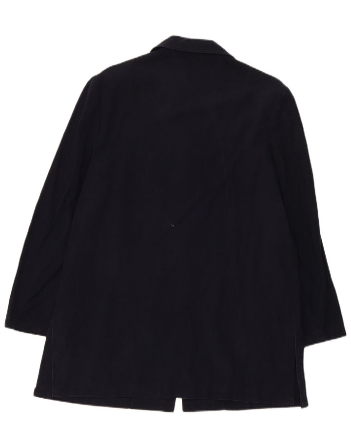 Marks & Spencer Womens St. Michael Blazer Jacket UK 14 Large Navy Blue