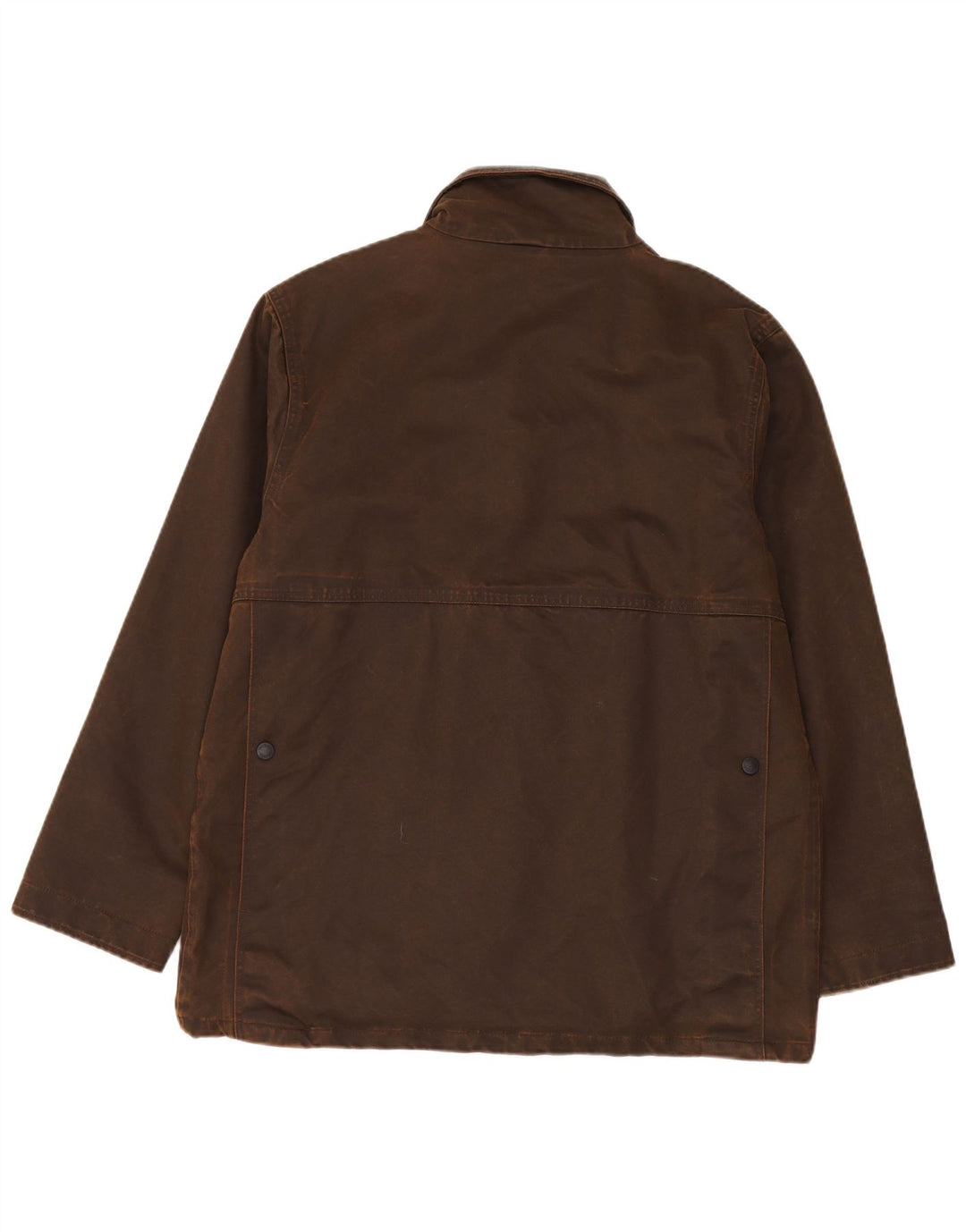 Verney Carron Mens Waxed Cotton Jacket UK 40 Large Brown Polyester