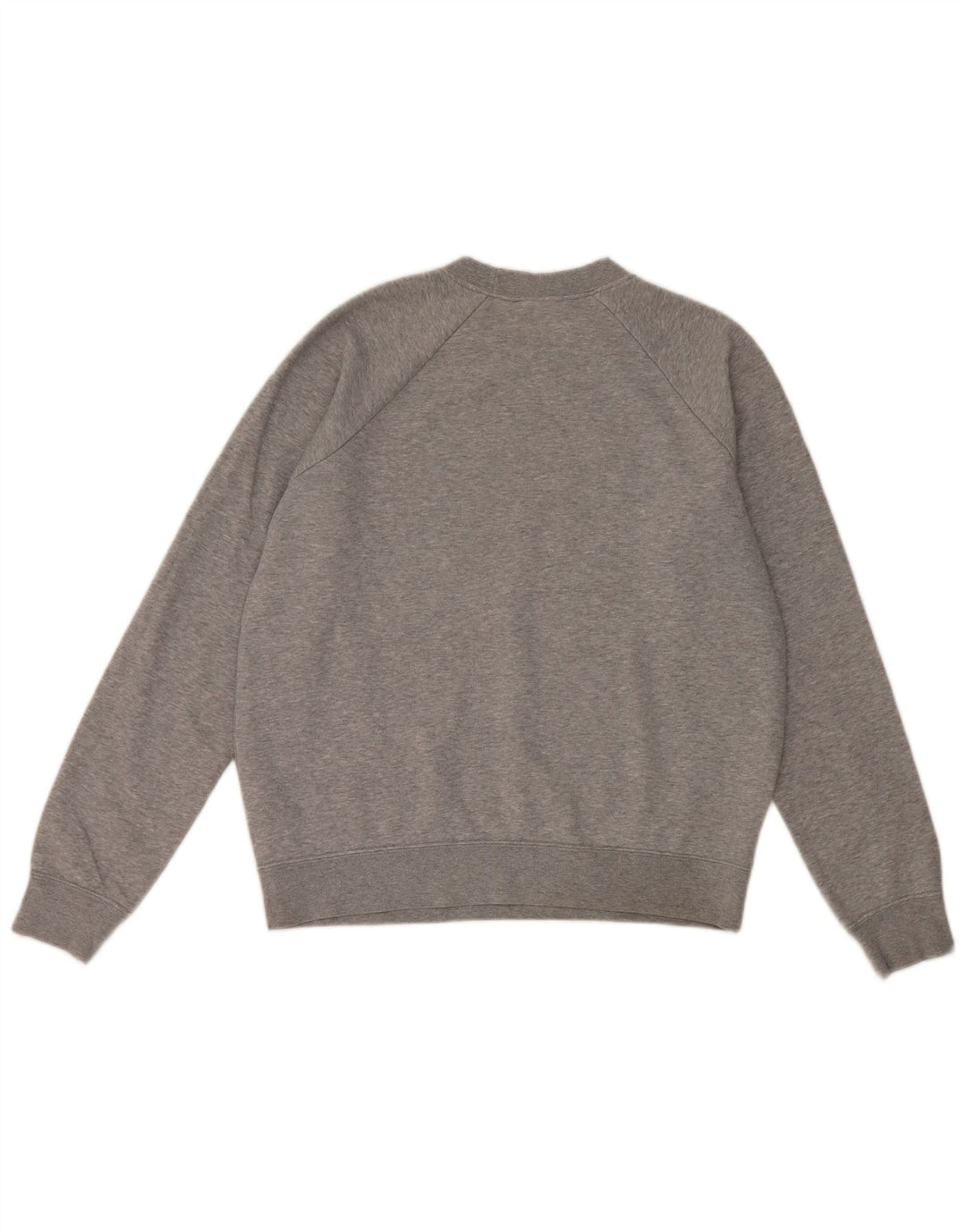Nike Womens Graphic Oversized Sweatshirt Jumper UK 10 Small Grey Cotton