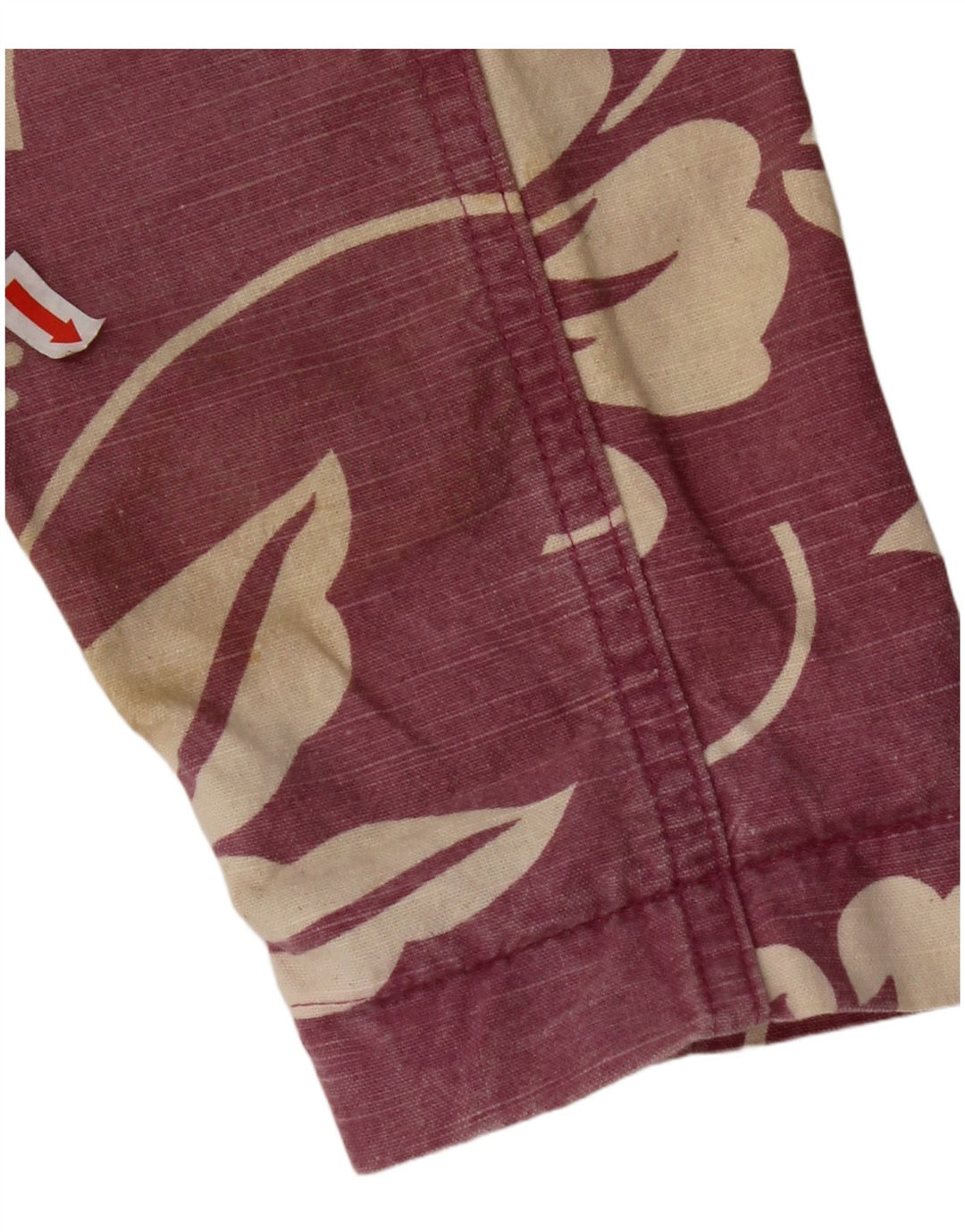 STREET ONE Womens Crop Jacket EU 36 Small Pink Floral Cotton