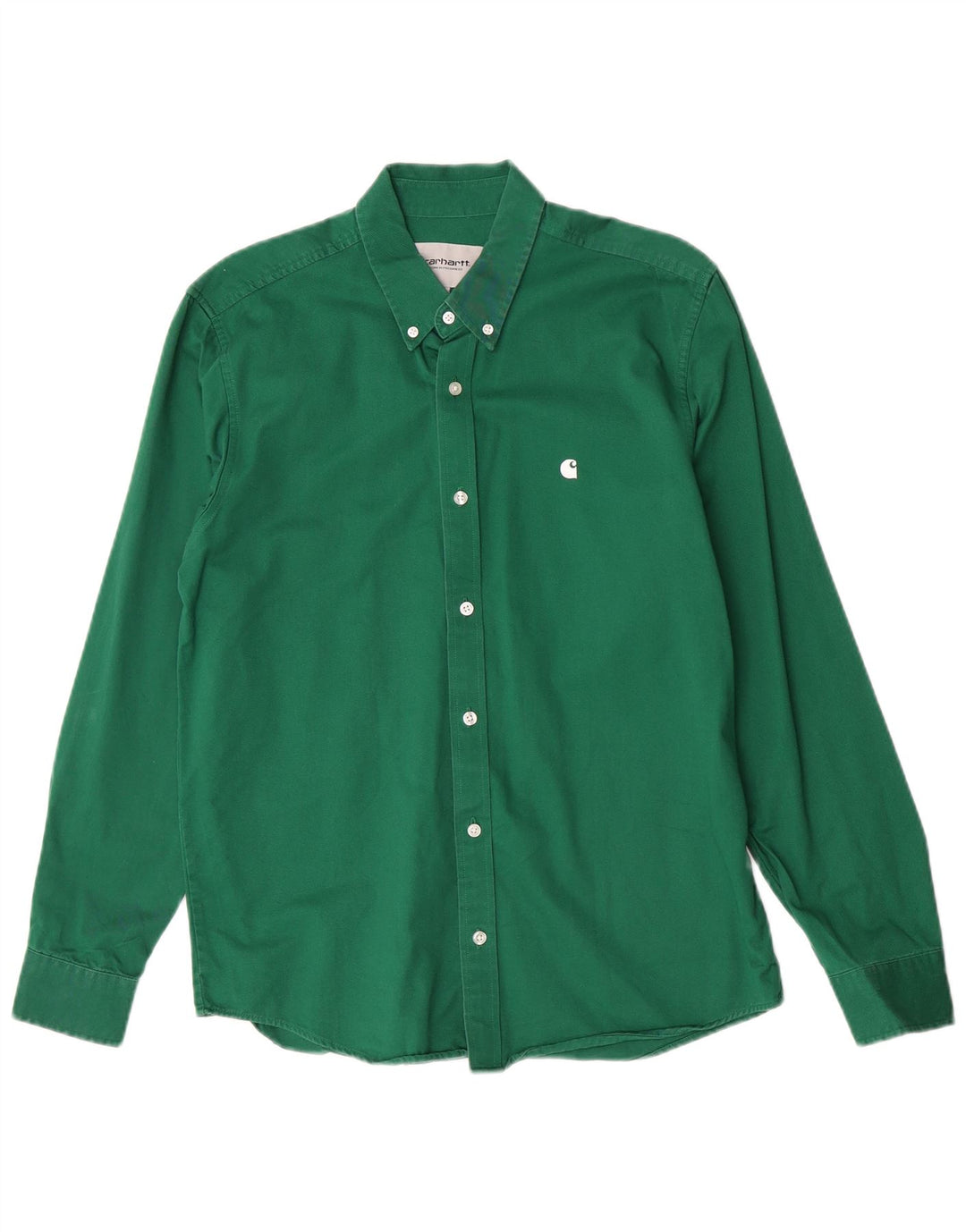 Carhartt Mens Regular Fit Shirt Medium Green Cotton