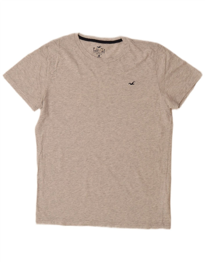 HOLLISTER Mens T-Shirt Top Medium Grey Flecked Cotton