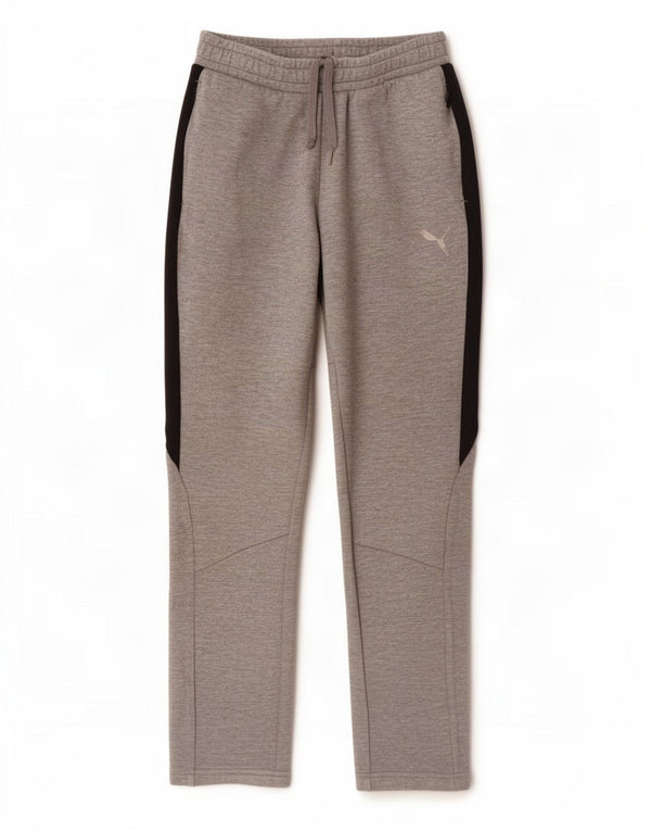 Puma Boys Tracksuit Trousers 13-14 Years Grey Colourblock Cotton