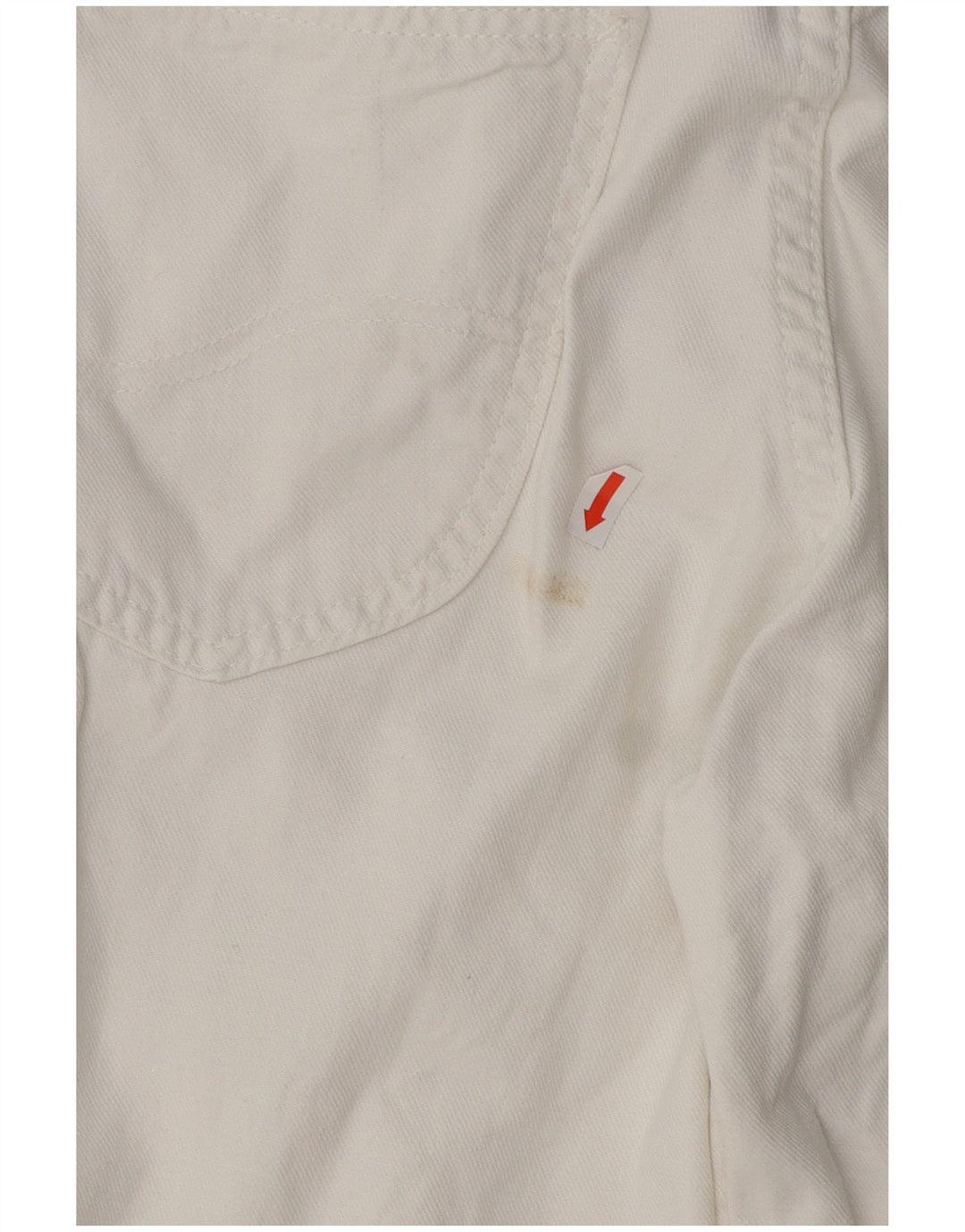 Lee Womens Flared Jeans US 12 Large W31 L29 White Cotton