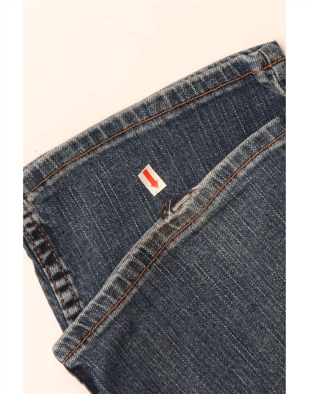 WRANGLER Mens Texas Stretch Straight Jeans W34 L30 Blue Cotton