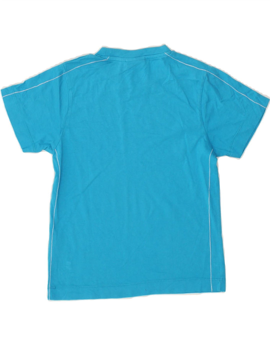 DIADORA Boys T-Shirt Top 7-8 Years Medium Blue Cotton Vintage Diadora and Second-Hand Diadora from Messina Hembry 