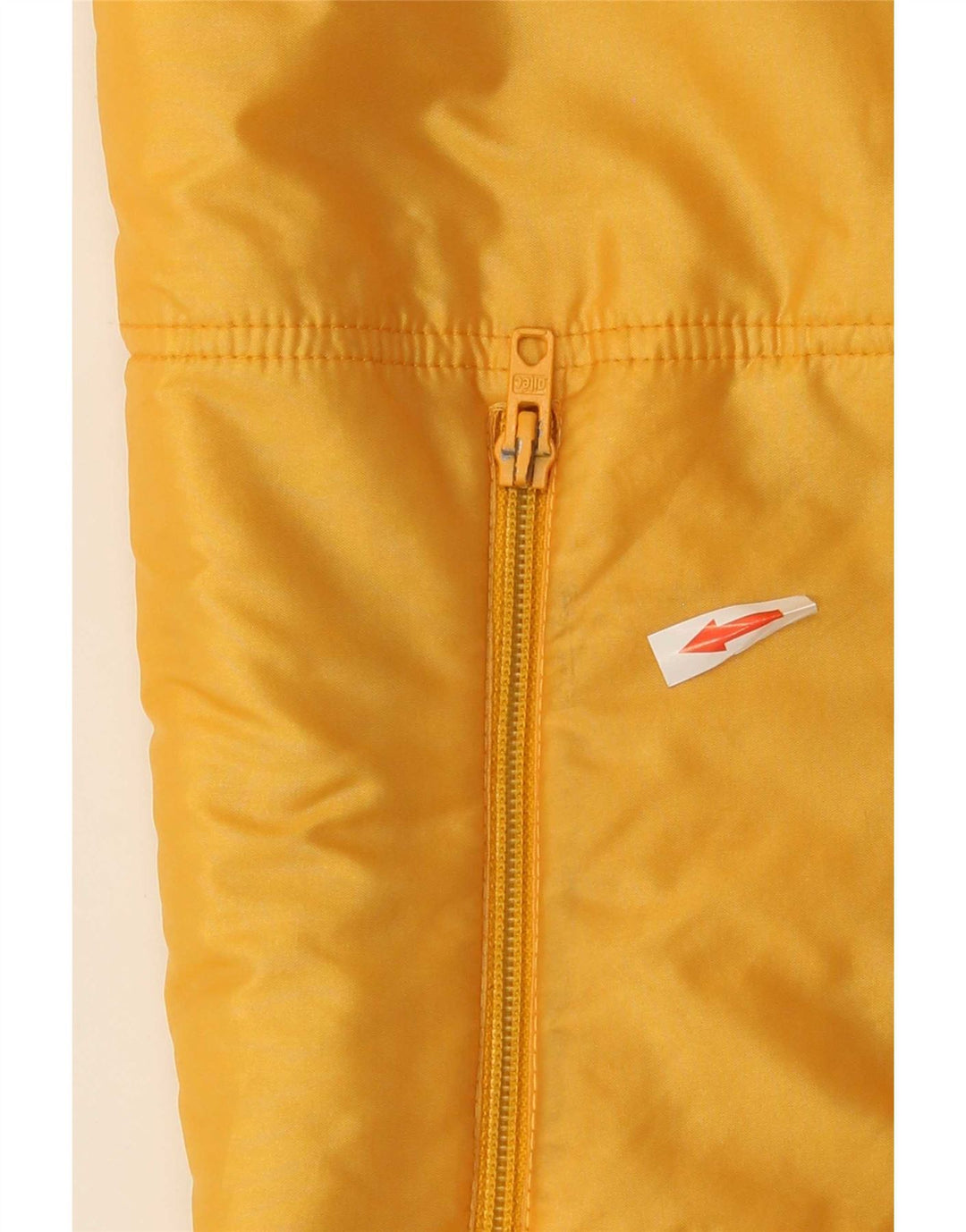 Vintage Womens Gilet IT 46 Large Yellow Floral Polyamide
