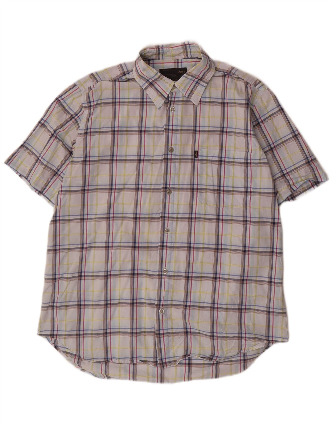 Marlboro Classics Mens Short Sleeve Shirt Large Multicoloured Check Cotton