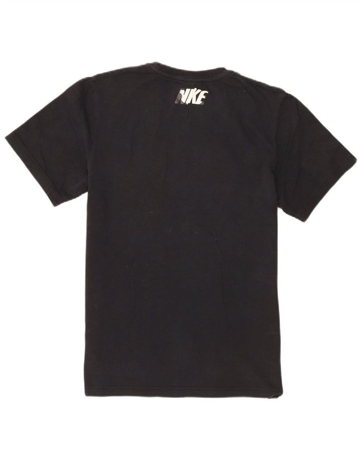 Nike Mens Graphic T-Shirt Top Medium Black Cotton