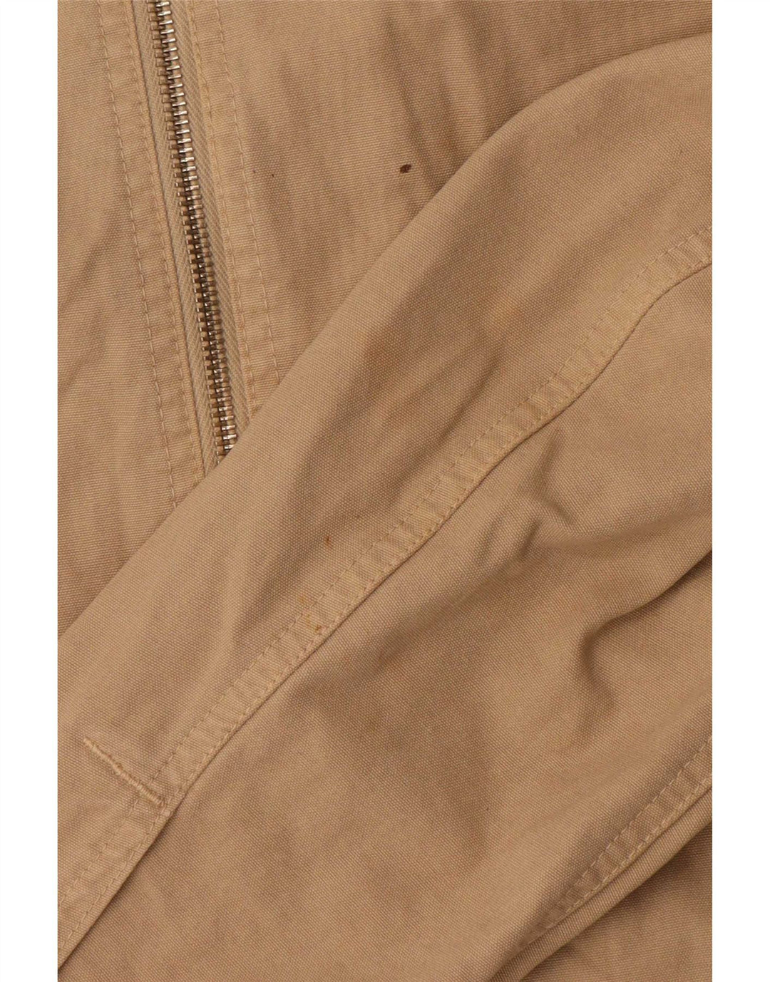 Murphy & Nye Mens Bomber Jacket UK 38 Medium Beige Cotton