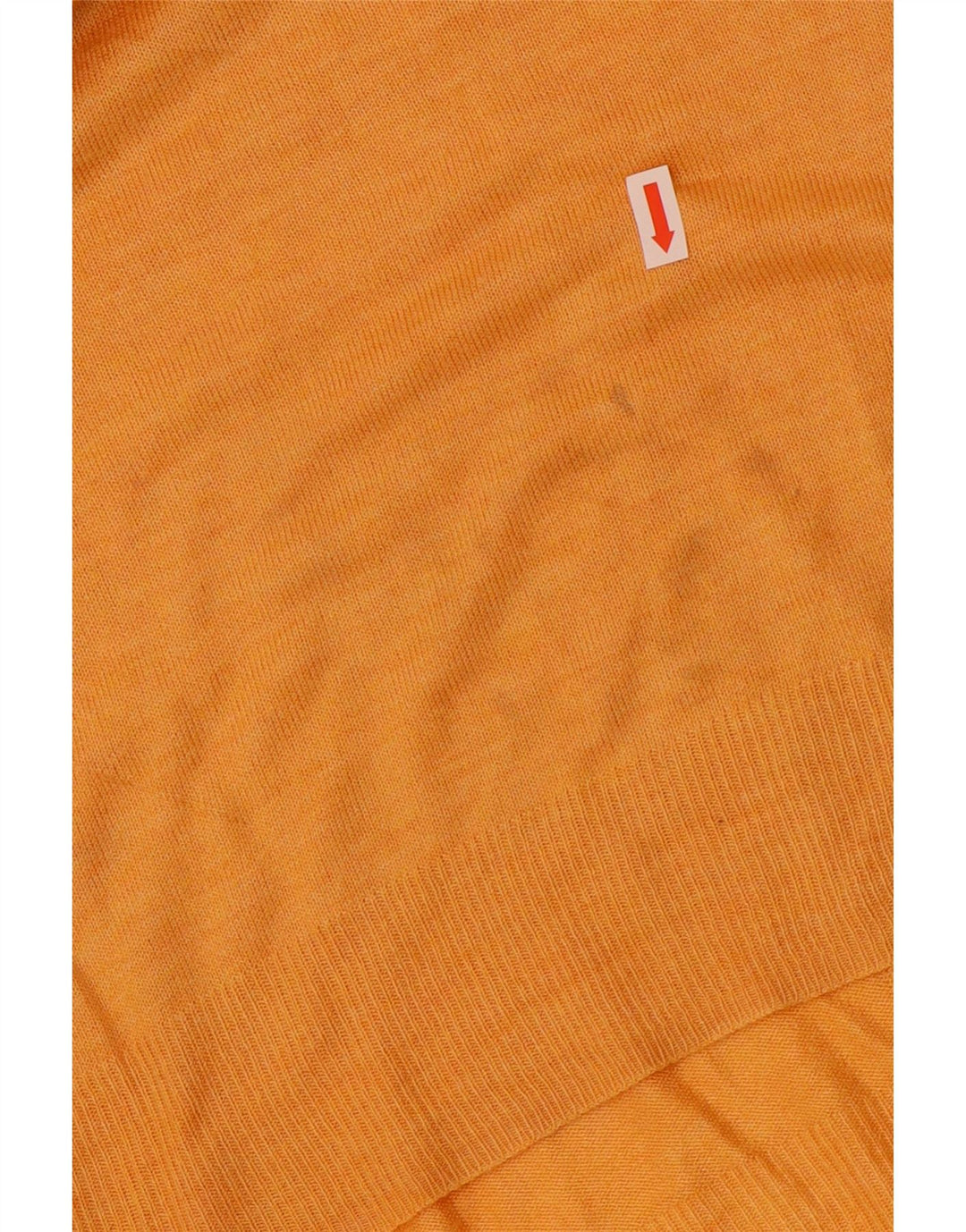 Zara Womens Boat Neck Jumper Sweater UK 12 Medium Orange Viscose