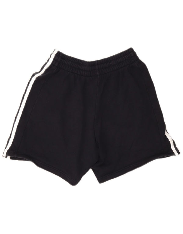 Adidas Womens Sport Shorts UK 10 Small Navy Blue