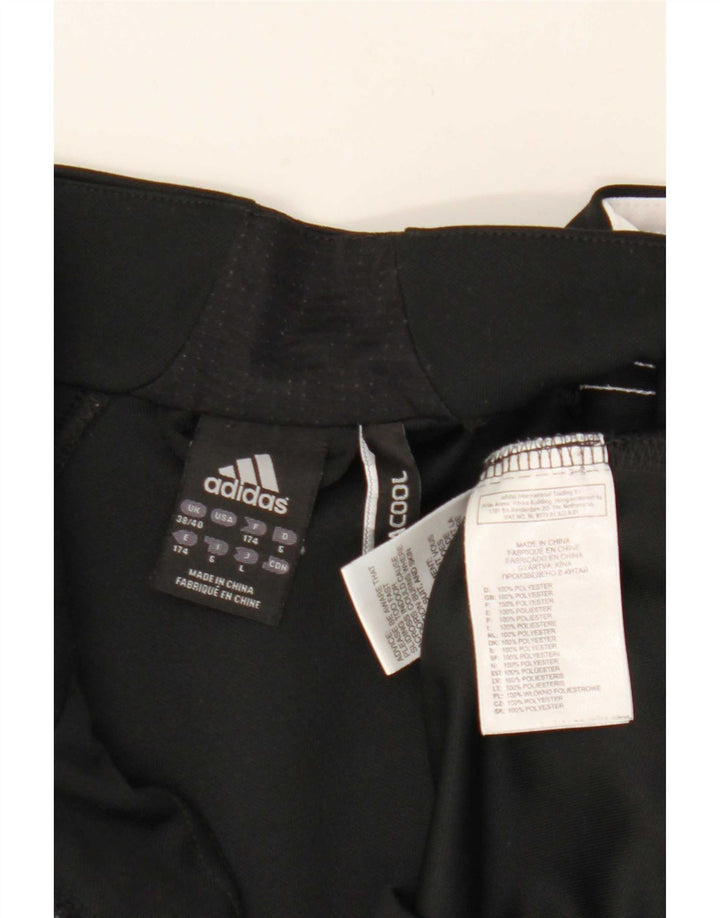 Adidas Mens Climacool Zip Neck Pullover Tracksuit Top UK 38/40 Medium Black