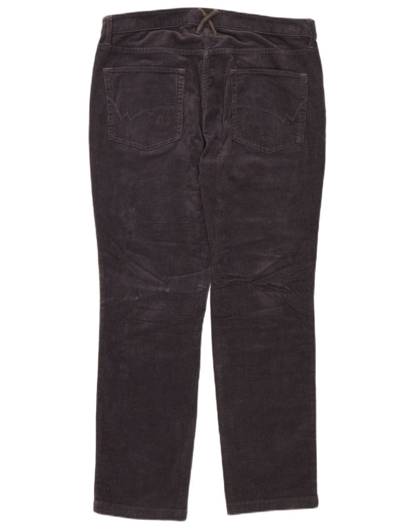 WHITE STUFF Mens Straight Corduroy Trousers UK 16 Large W32 L32 Navy Blue