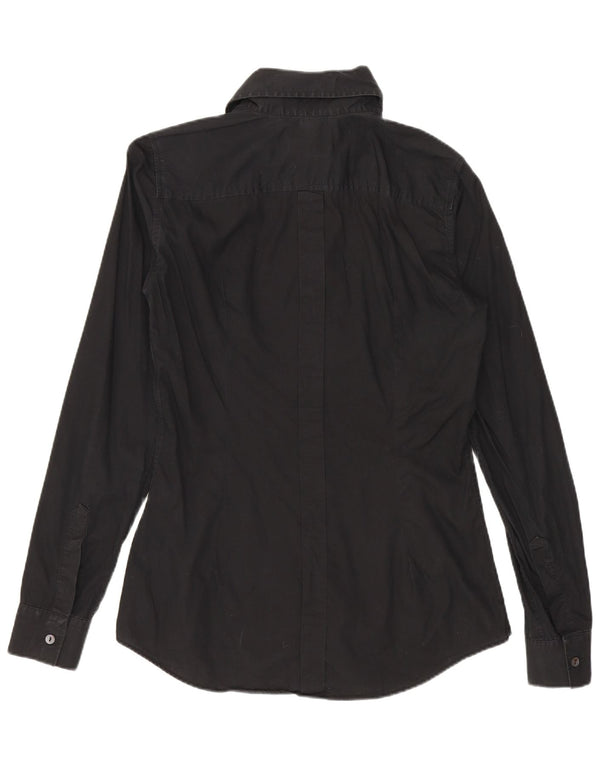 Dolce & Gabbana Womens Shirt IT 42 Medium Black Cotton
