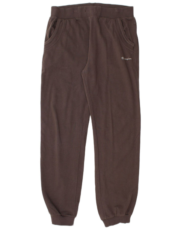 Champion Mens Tracksuit Trousers Joggers Large W34 L32 Grey Cotton