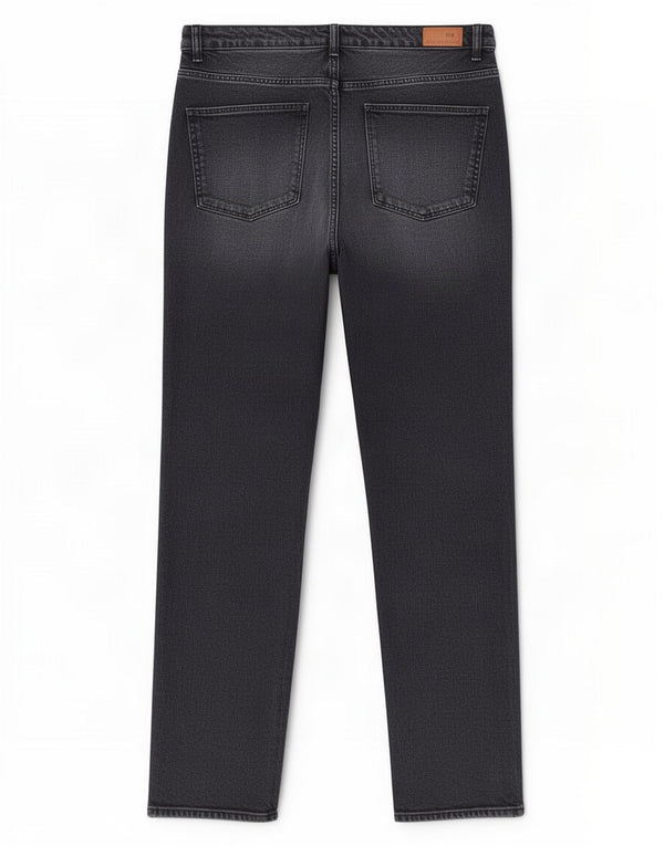Zara Womens Straight Jeans EU 46 2XL W36 L28 Black