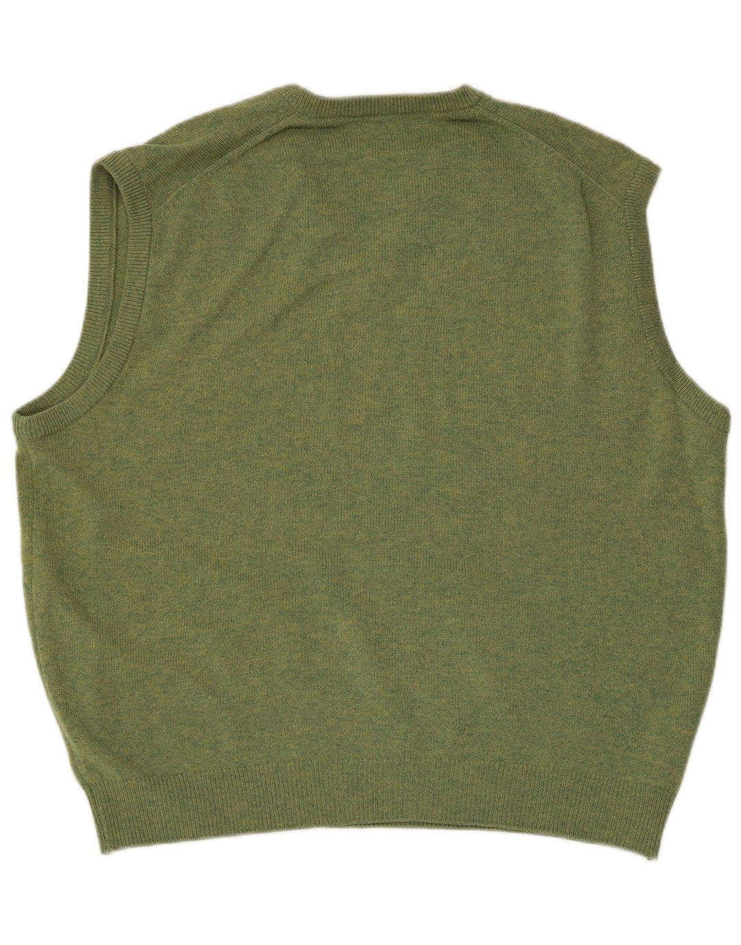 PRINGLE Mens Vest Tank Top XL Green Lambswool