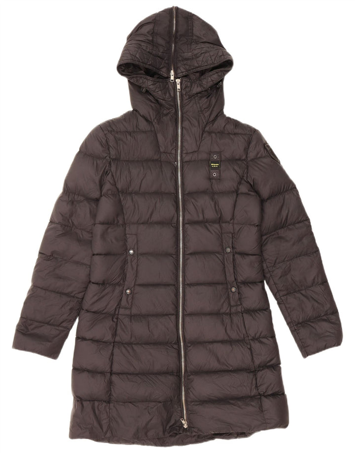 BLAUER Girls Hooded Padded Coat 13-14 Years Black Polyamide