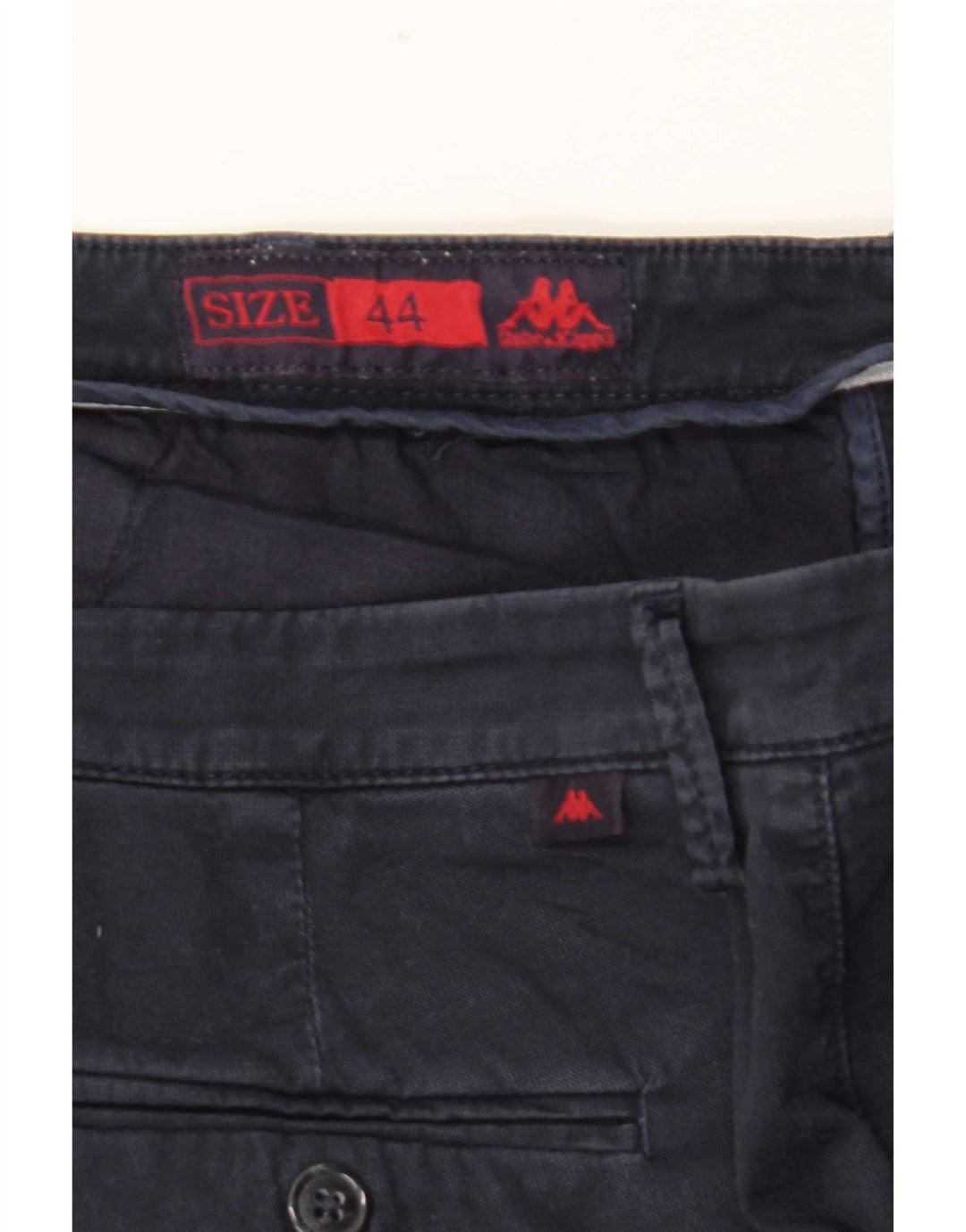 Kappa Womens Chino Shorts IT 44 Medium W32  Navy Blue