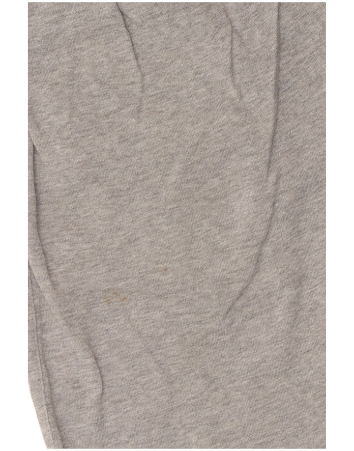 Nike Womens Sport Shorts UK 12 Medium  Grey Cotton
